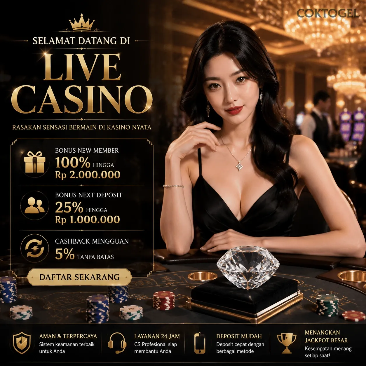 Ikon aplikasi coktogel resmi